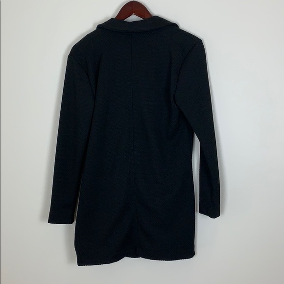 Paraphrase Thick Texture Blazer Black Medium - Picture 4 of 6